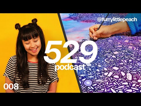 Building a successful career as an illustrator w/ Furry Little Peach - 529 Podcast 008