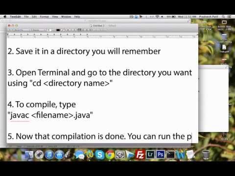 Compile Java on Mac