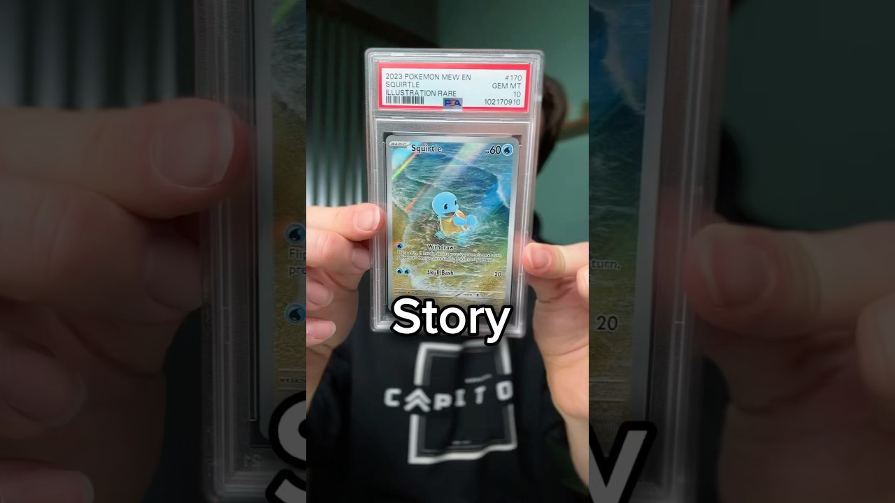 The Story Behind Pokemon Cards, 151 Squirtle