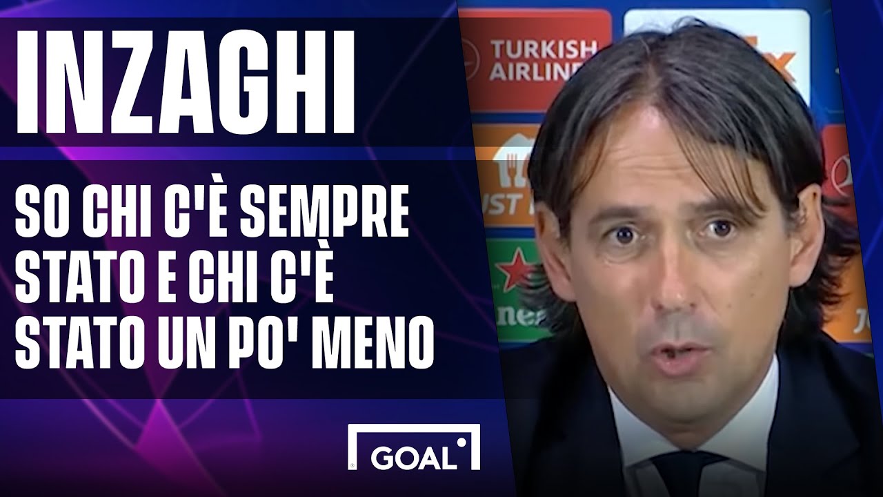 Inzaghi si toglie un sassolino dalla scarpa: "So chi c'è sempre stato e ...