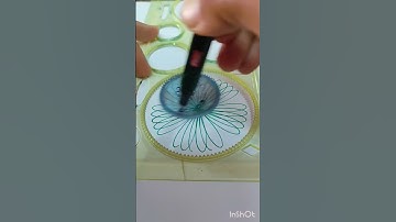 Spirograph art 😍😍 #satisfying #art #spiroart #spirograph #oddlysatisfying #drawing #shortvideo