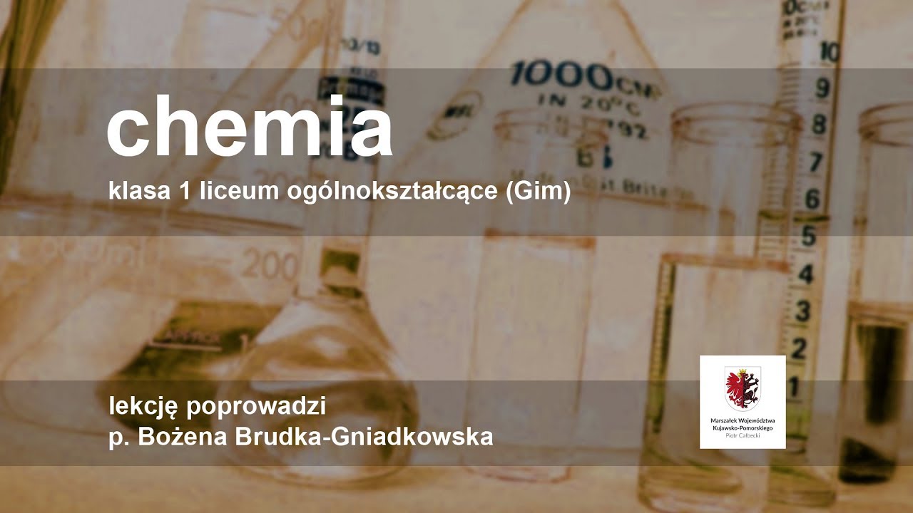 Live lekcja. Chemia - klasa 1 LO - żywność, składniki odżywcze - YouTube