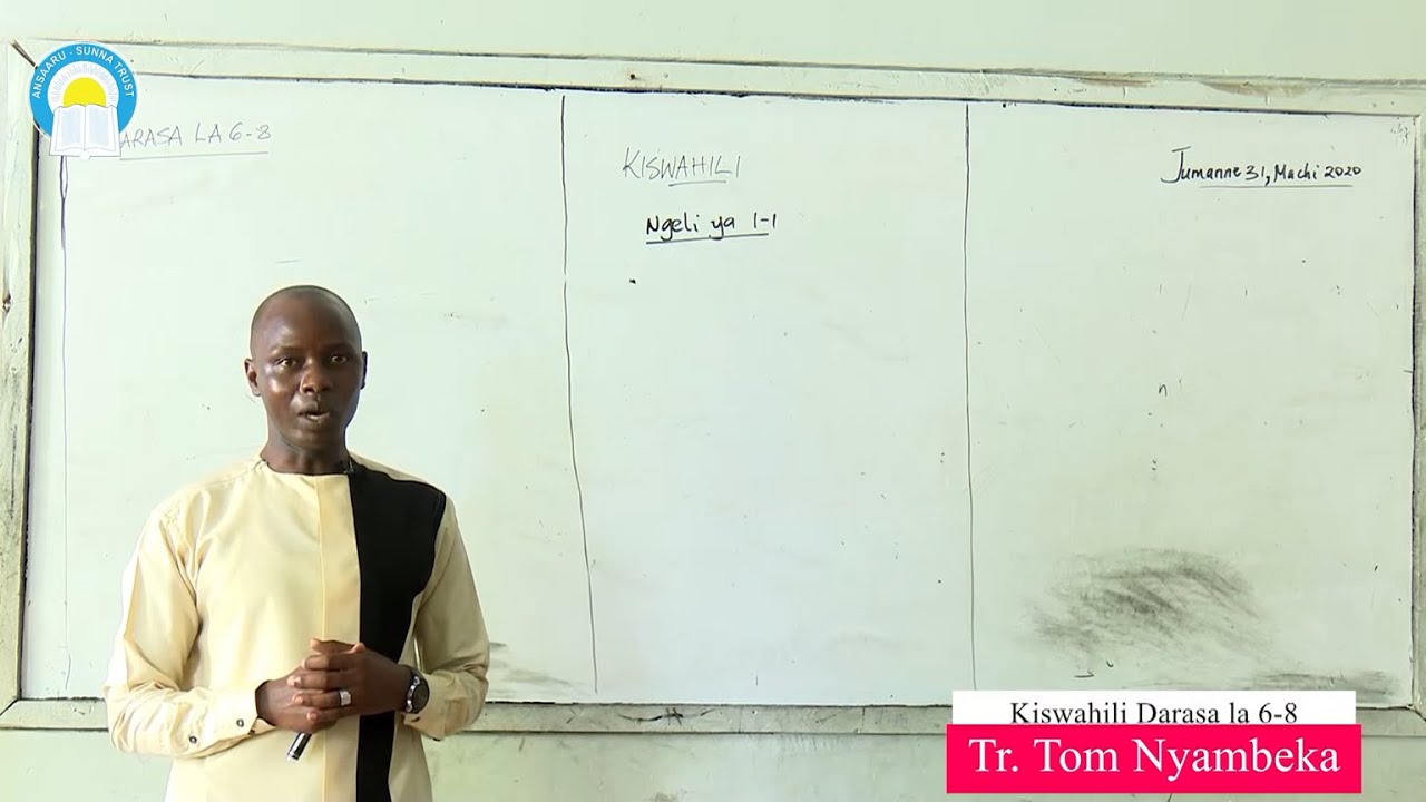 Class 8 - Kiswahili - Topic : Ngeli i-i , By; Teacher Tom Nyambeka