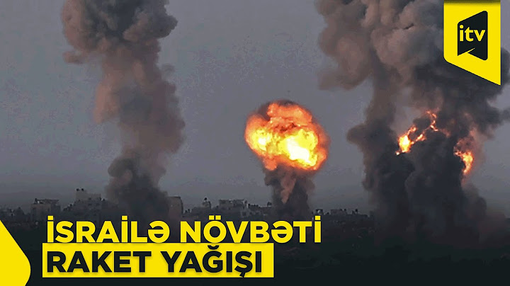İranın Hayfaya atdığı ballistik raketin GÖRÜNTÜLƏRİ YAYILDI