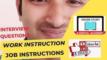 JOB INSTRUCTION SHEET ||WORK INSTRUCTION||#interview #interviews #automotive #auto #training #viral