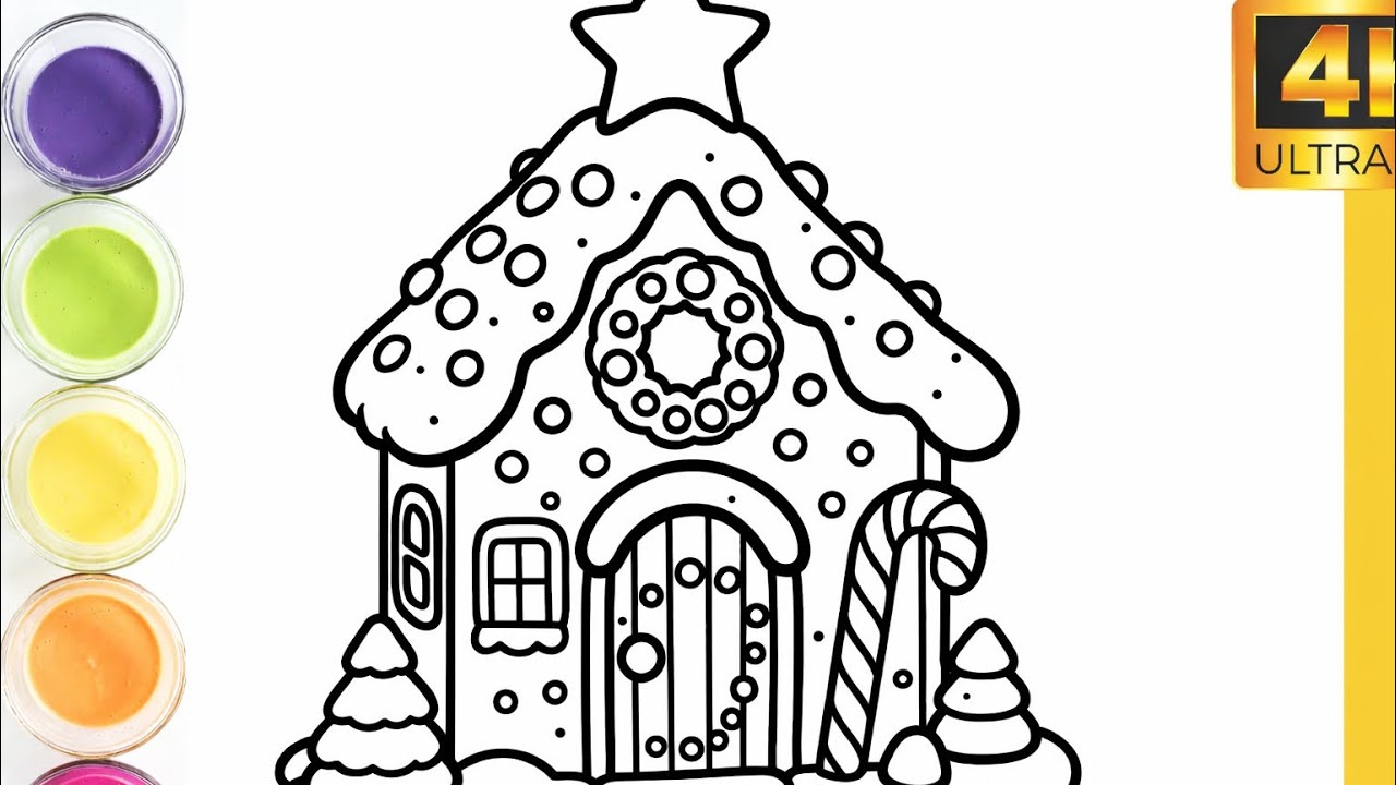 How to draw Christmas Drawing | Easy step by step Christmas Drawing for beginners | magic fingers