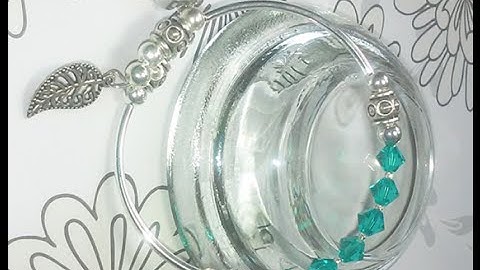 Jewelry Making Made Easy # 2   Memory Wire Bangle Bracelet