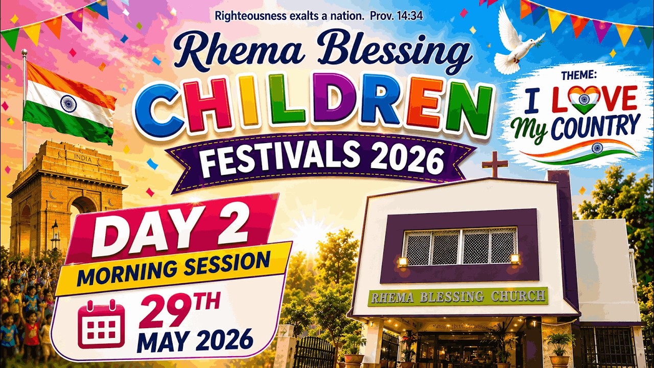 CBC 2026 || Day 2 || Morning Session || 29 May 2026 || Rhema Blessing ...