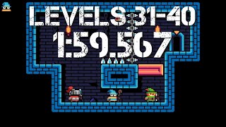 【Total Party Kill】Levels 31-40 Speedrun in 1:59.567 RTA【WR】