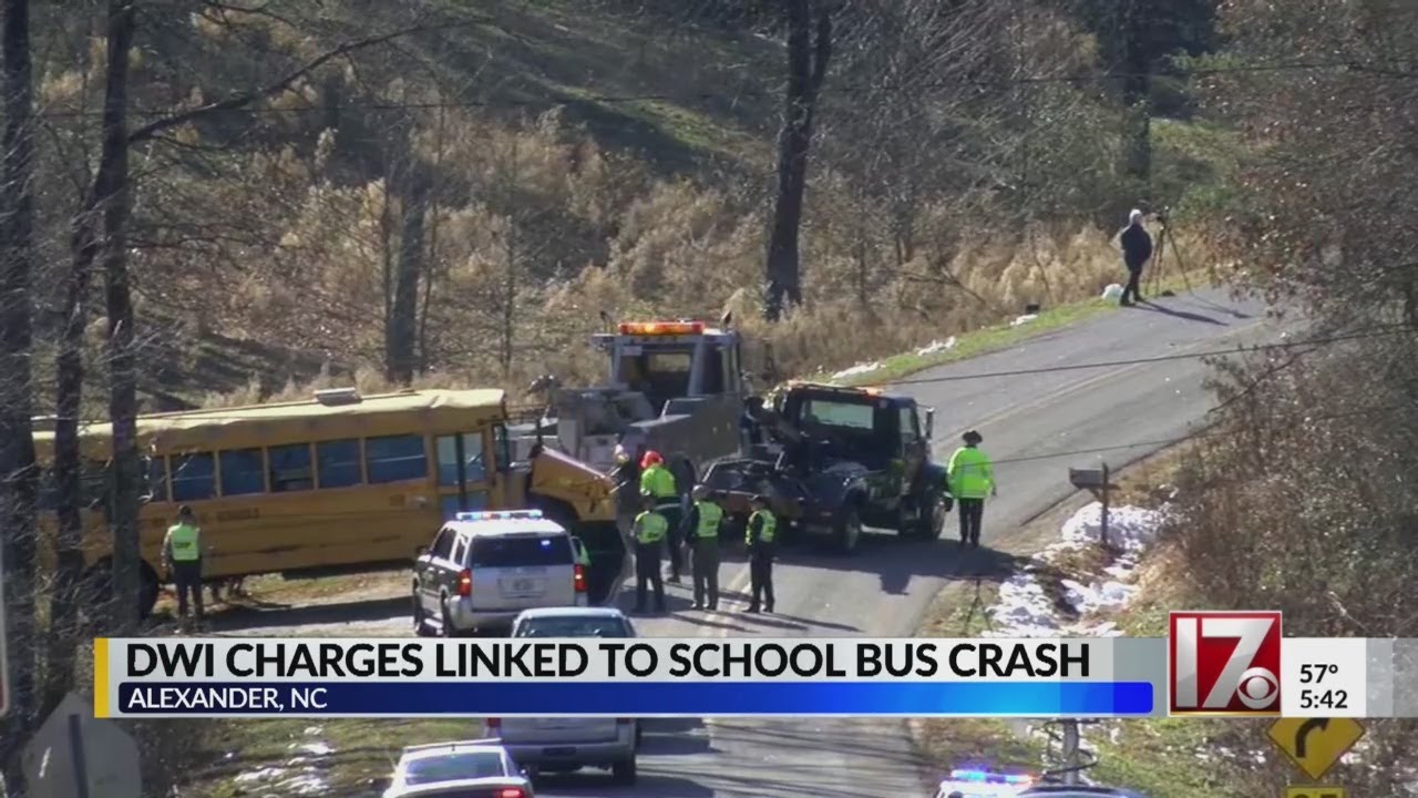 Car driver faces DWI after 13 NC children hurt in school bus crash ...