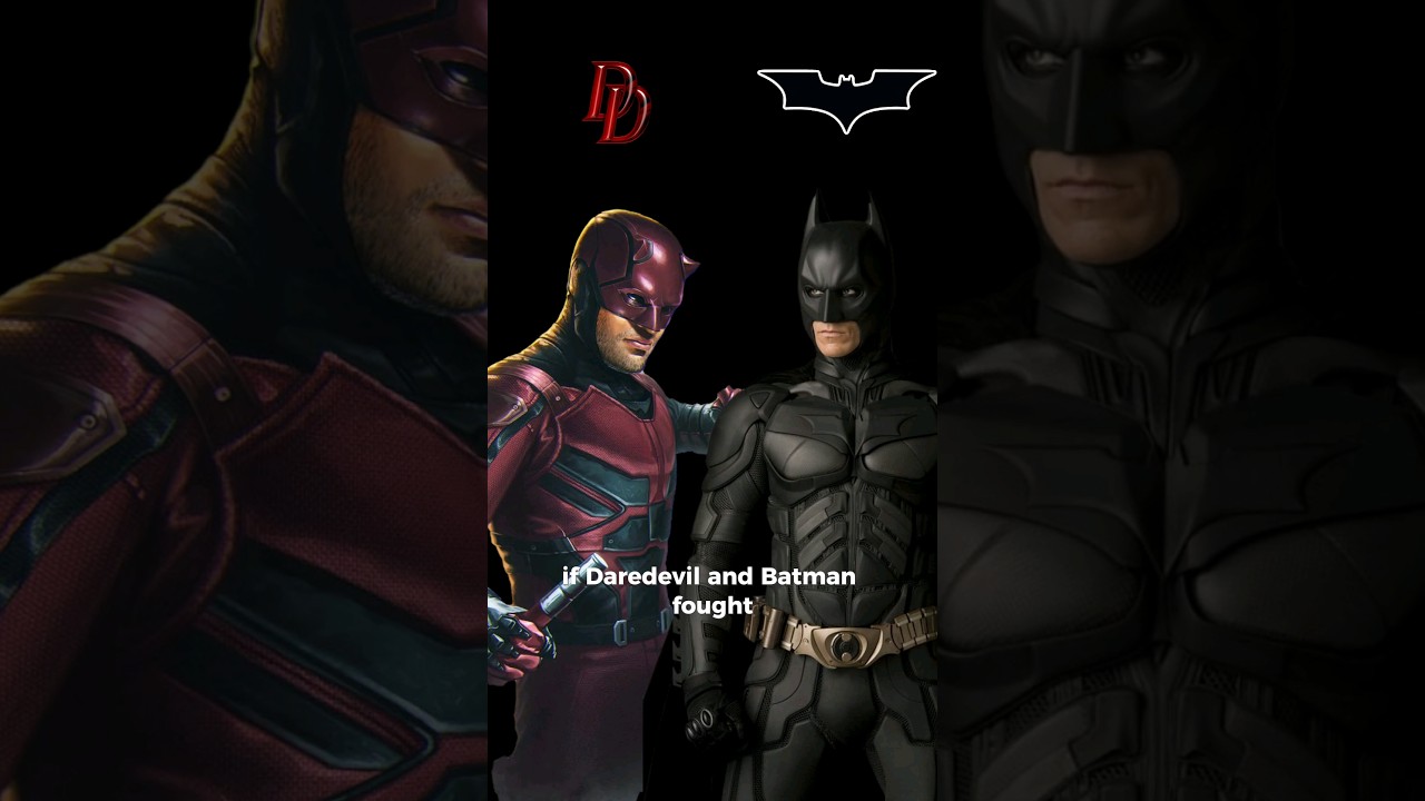 BatMan vs DareDevil who would win #marvel #fight #batman #dc #daredevil