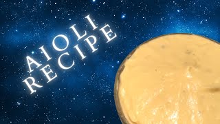 Aioli Recipe - StuffWeAteToday Aioli Recipe - StuffWeAteToday