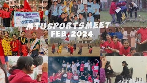 SPORTS MEET for the first time at my uni |Manmohan Technical University|School of Engineering