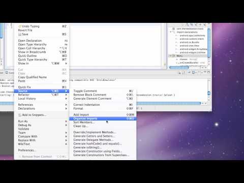 Android Developing Applications Tutorial   51   Setting up a Menu with MenuInflater