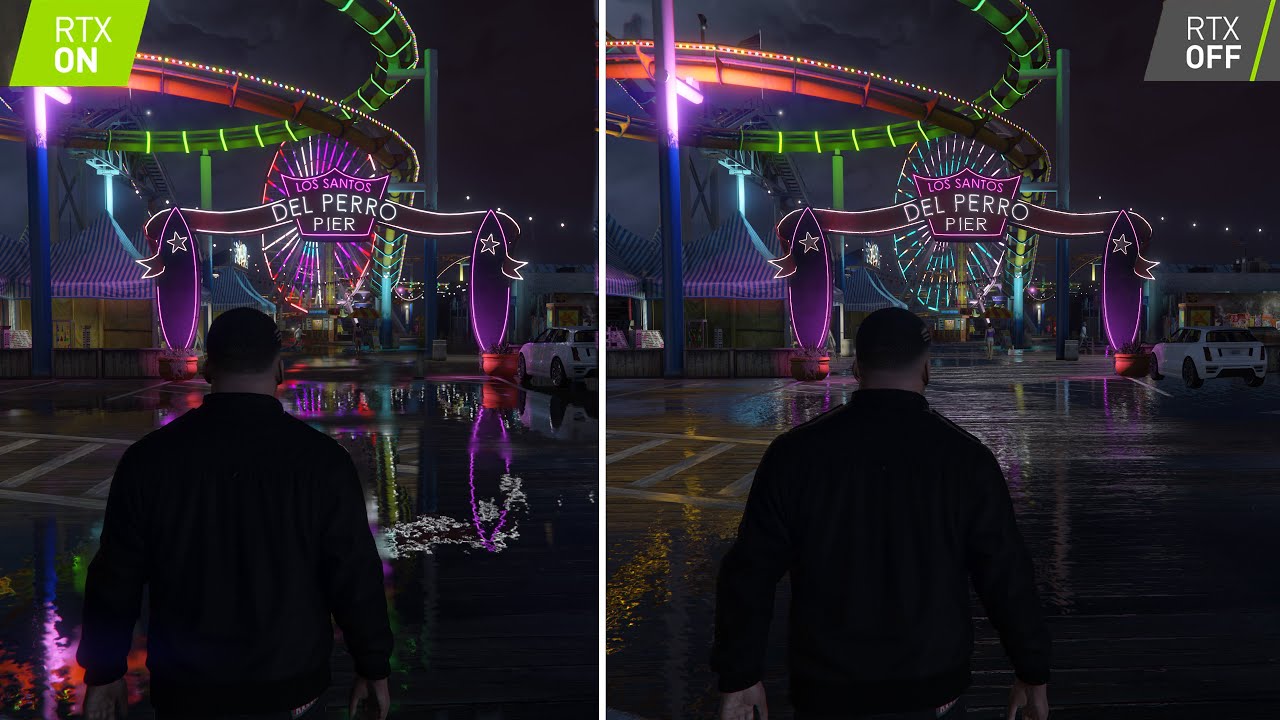 GTA 5 Enhanced Ray Tracing ON vs OFF RTX 4090 4K Graphics Comparison ...