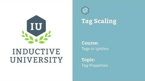 Inductive University: Tag Scaling