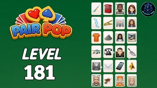 Pair Pop level 181 Solution Walkthrough | Pair Pop: Solitaire Match