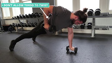 How To Do Alternating Renegade Row | Exercise Demo