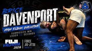 30-Second Guillotine Finish Brice Davenport s FAST Submission Victory FUJI Valdosta 2026