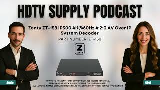 Zenty ZT-158 IP300 4K@60Hz 4:2:0 AV Over IP System Decoder
