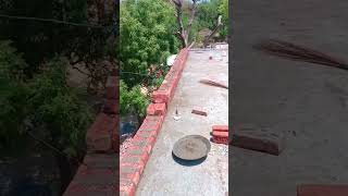 छत पर पानी भरने के लिए 🛖#construction #minivlog #youtubeshorts #shorts #viralreels #viral