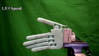 Pneumatically Actuated Soft Hand