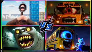 Siren Head & Giant Monster Bus Attack! 😱 (Scary Animation)