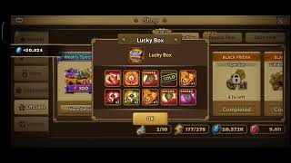 ✨😈[Event] Black Friday Special Surprise Shop Open! Think usually (Lucky Magic Box)😇✨ - Summoners War screenshot 4