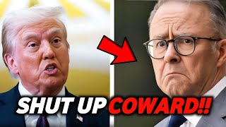 Anthony Albanese LOSES CONTROL after Donald Trump tells him to SHUT UP IDIOT On LIVE TV