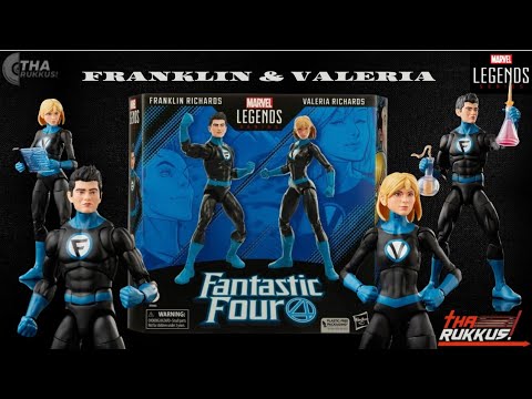 Marvel Legends Franklin & Valeria Richards Fantastic Four 2 Pack! - YouTube