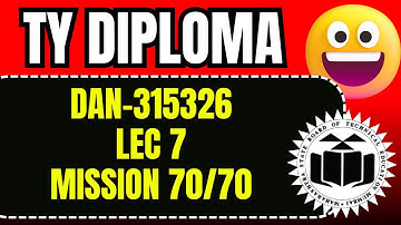 DATA ANALYTICS K SCHEME | DIPLOMA | MSBTE | 315326 | K SCHEME | LEC 7 | SYLLABUS | MOHADE SIR