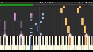 Video thumbnail of "MAD WORLD (Hardwell ft. Jake Reese) EASY Piano Cover/Tutorial SYNTHESIA + MIDI File"