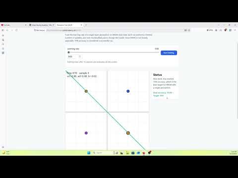 AI Foundations I - Perceptron Train XNOR