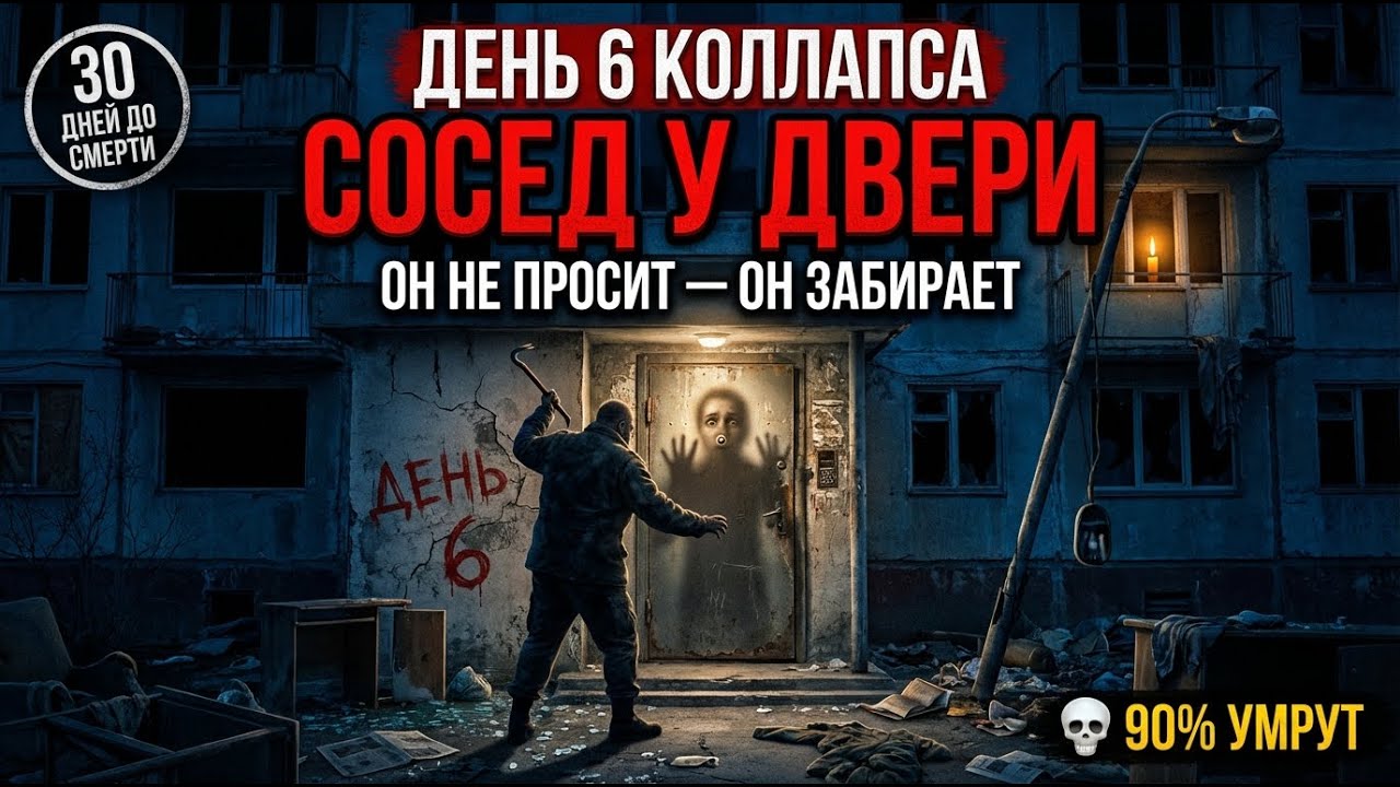 🚨 30 ДНЕЙ КОЛЛАПСА: Как твои СОСЕДИ станут твоими УБИЙЦАМИ (симуляция реальна)