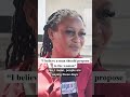Antiguan woman gives her opinion on if its OK for a woman to make a marriage proposal to a man