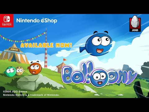 Balloony for Nintendo Switch - Official Launch Trailer