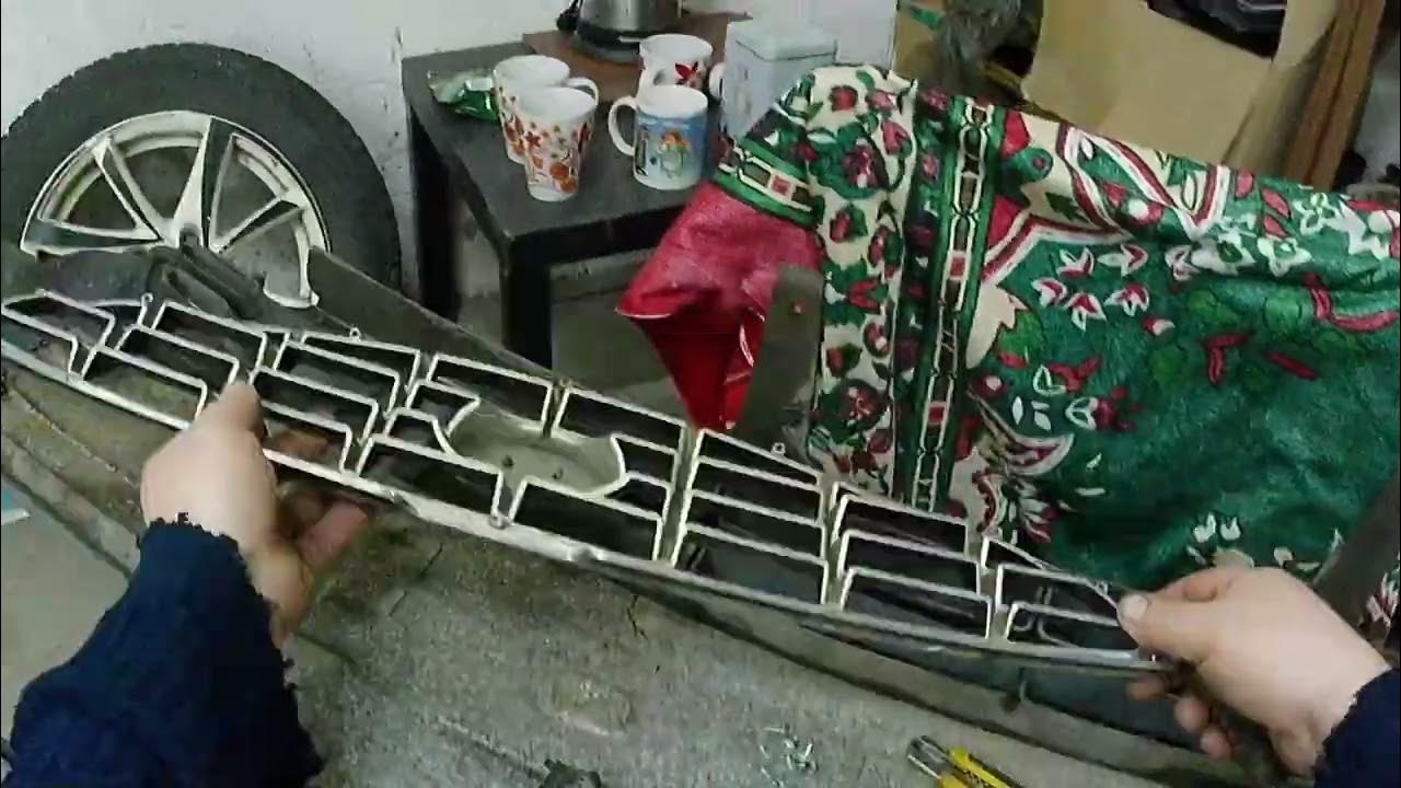 Замена переднего бампера Хендай Акцент - YouTube