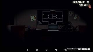 Five golden nights at Freddy's Android night 5  ending!