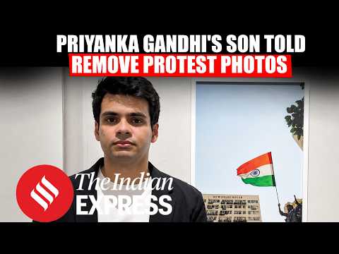 Priyanka Gandhi's Son Claims Protest Photos Were Removed From His Exhibition Hours Before Opening