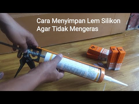 Lem silikon sealant sangat cocok untuk merekatkan kaca. Biasanya digunakan sebagai material konstruk. 