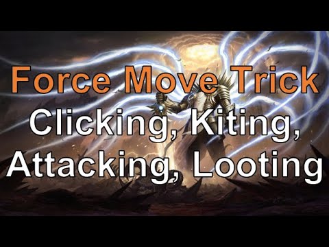 Easy Clicking Kiting Looting With The Force Move Trick Diablo 3 Youtube