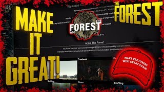 #MakeTheForestWikiGreatAgain! | The Forest