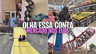 QUANTO GASTAMOS NO WALMART? 💸 Fizemos compras para casa nos EUA! (Vida Real)