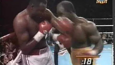 Evander Holyfield-Larry Holmes highlights boxing v...