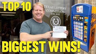 💰 My TOP 10 BIGGEST WINS of 2021 🔴 TEXAS LOTTERY Scratch Offs screenshot 4