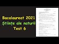 Bac 2021 Test 6 antrenament bacalaureat stiinte ale naturii(Invata Matematica Usor-Meditatii Online)