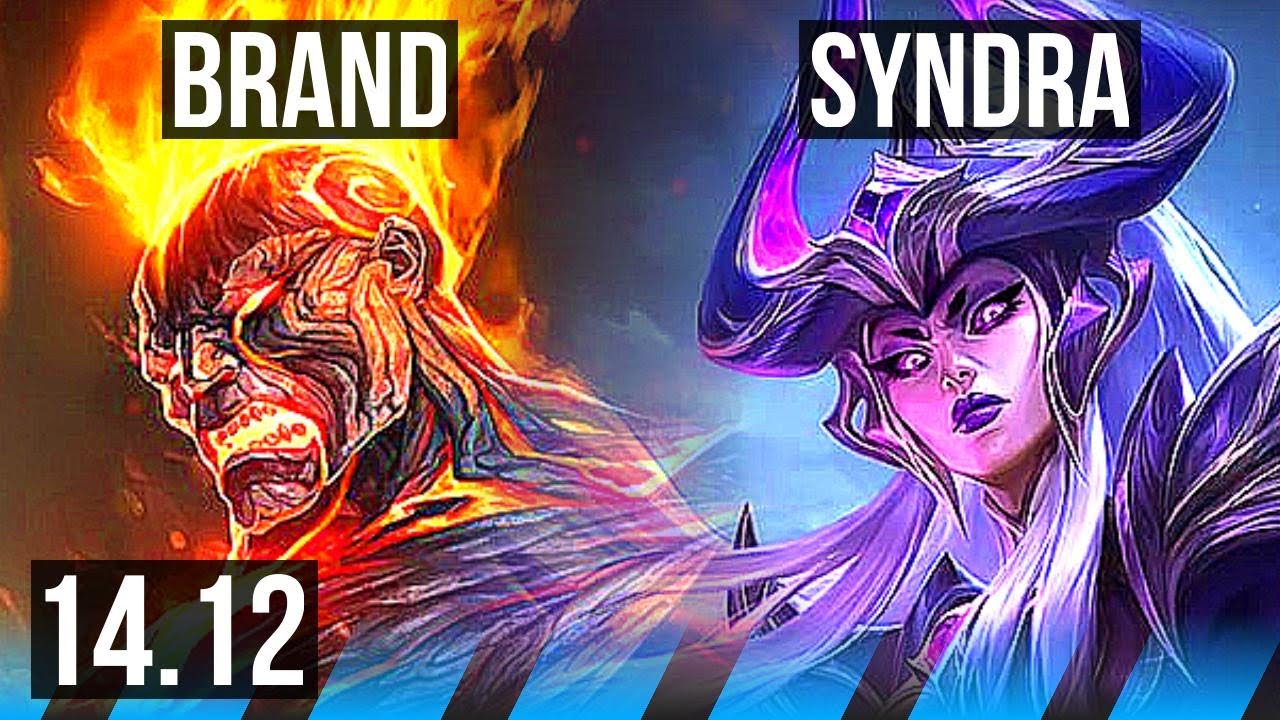 BRAND vs SYNDRA (MID) | 7/2/5, 500+ games | NA Master | 14.12