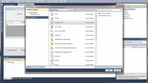 How to create a VB database application