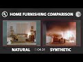 Ul fsri home furnishings comparison natural vs synthetic