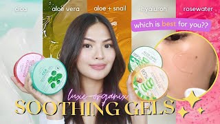 🧡 LUXE ORGANIX SOOTHING GELS: WHICH ONE SUITS ME BEST?? 🤔🌿 • Joselle Alandy
